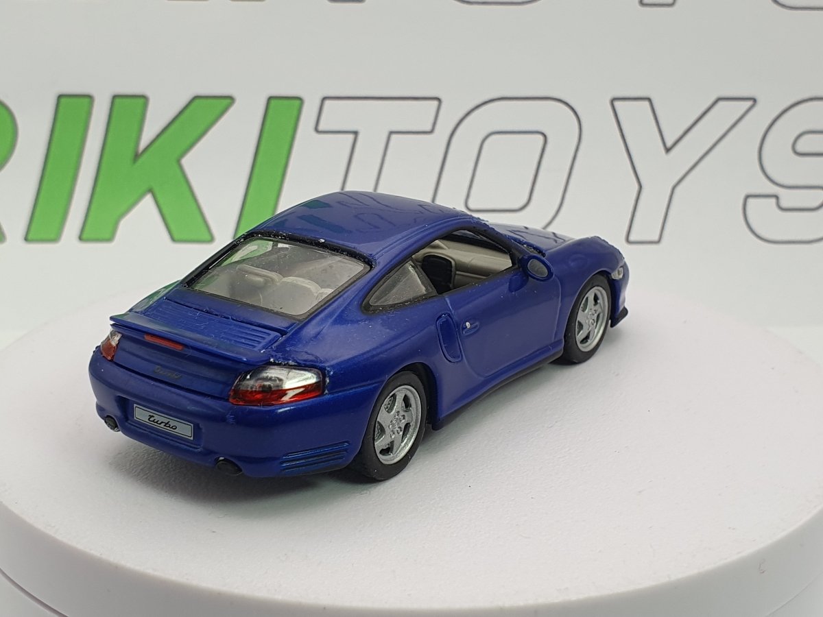 Porsche 911 Turbo 996 Edicola 1/43 Blu 1997 - RikiToys - Edicola#