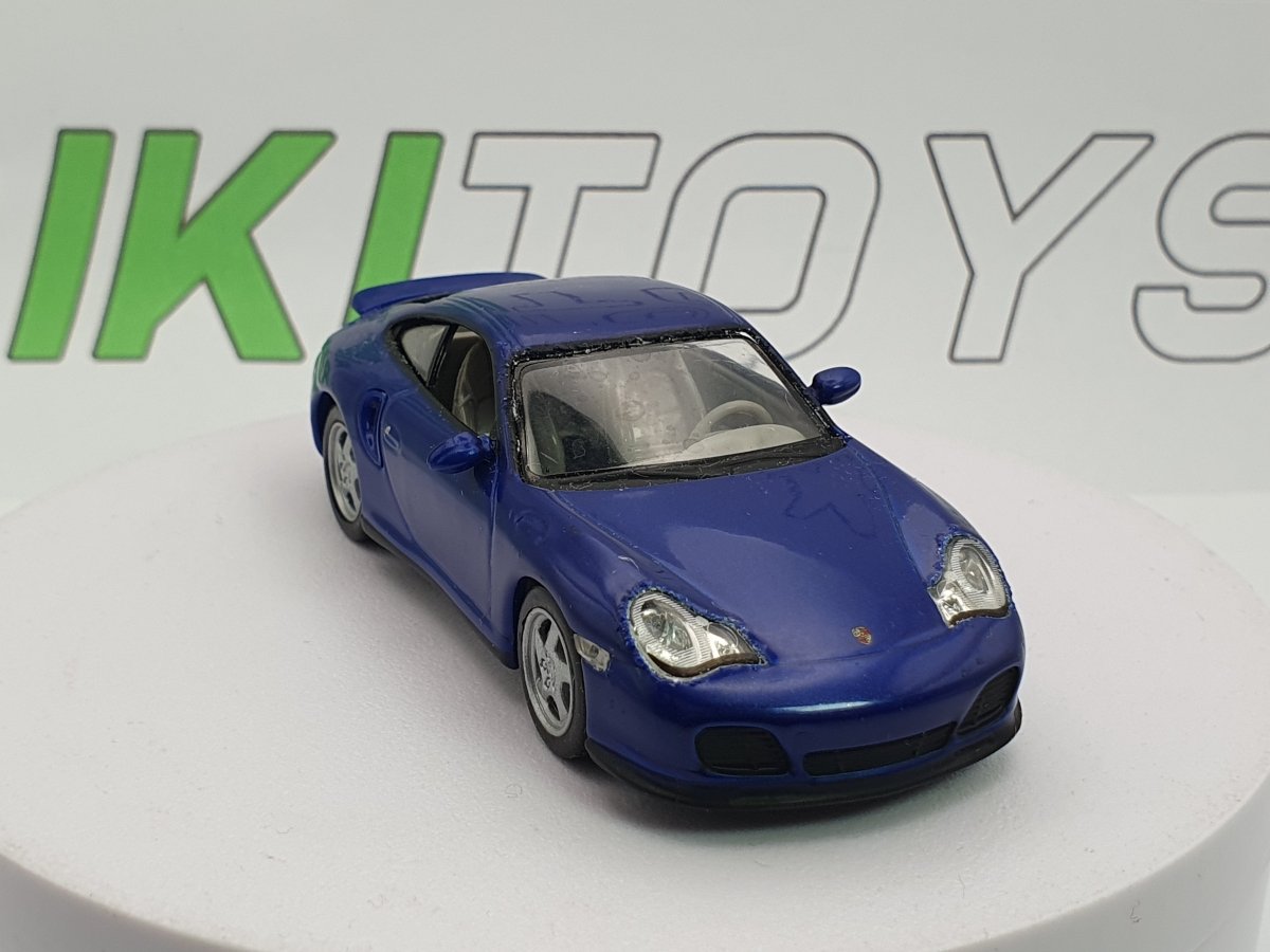 Porsche 911 Turbo 996 Edicola 1/43 Blu 1997 - RikiToys - Edicola#