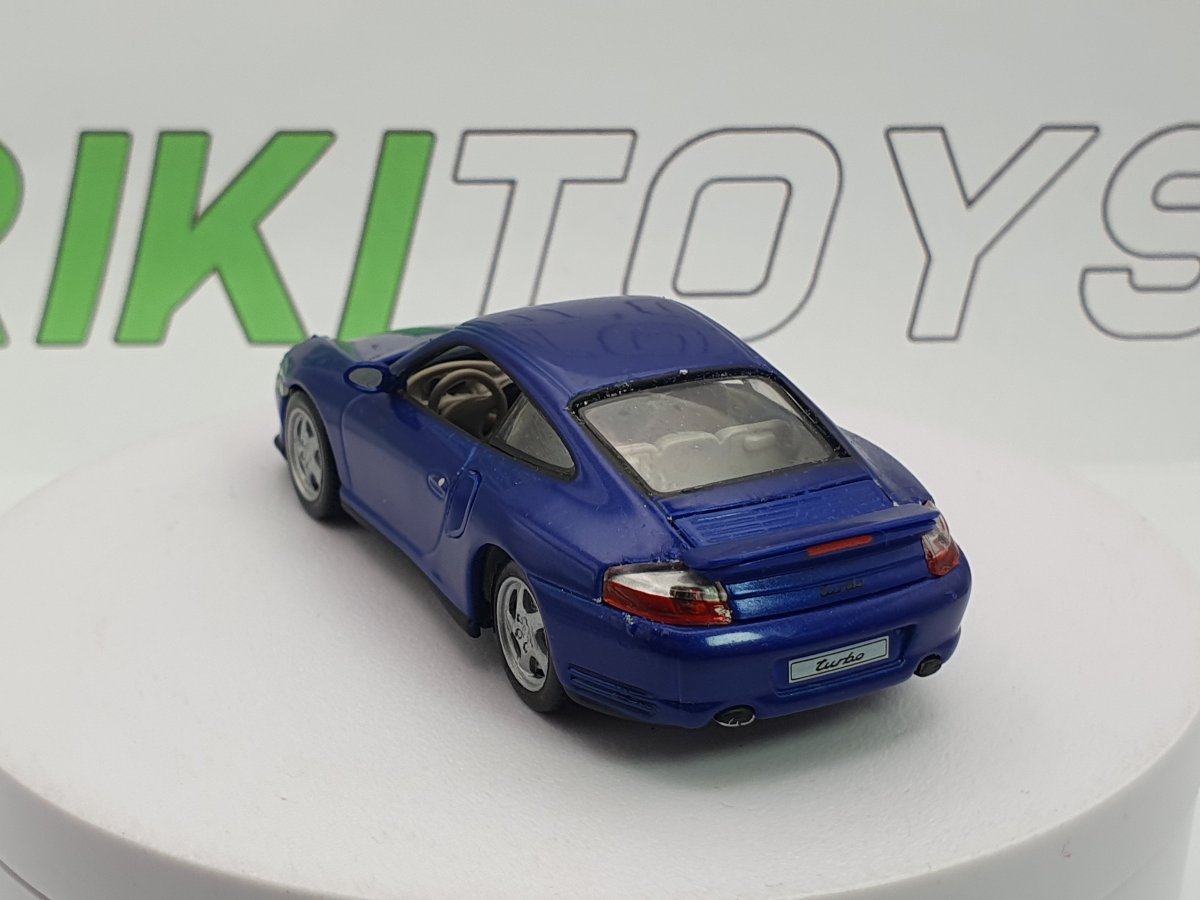 Porsche 911 Turbo 996 Edicola 1/43 Blu 1997 - RikiToys - Edicola#