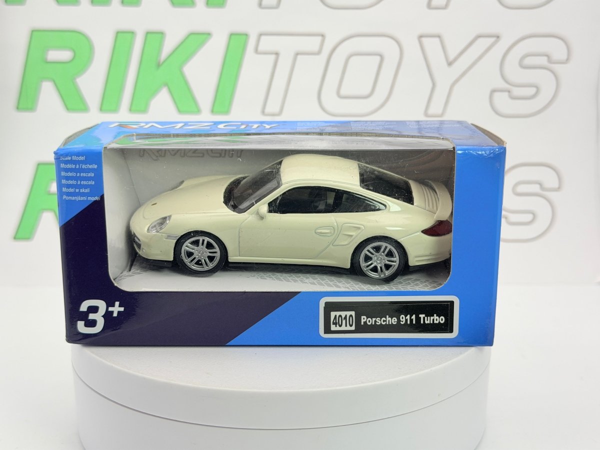 Porsche 911 Turbo 997 RMZ City 1/43 Bianco 2004 - RikiToys - RMZ City