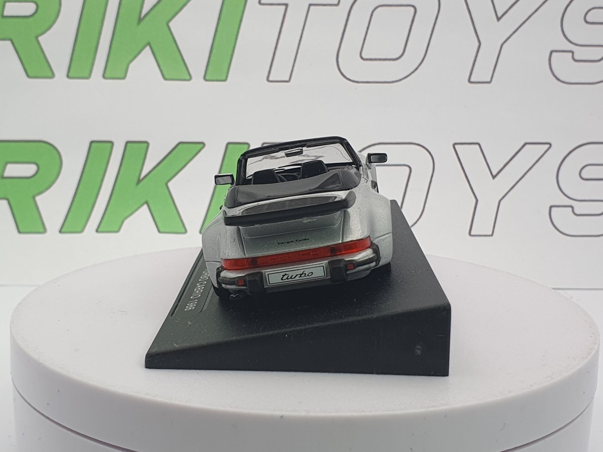 Porsche 911 Turbo Cabrio Edicola 1/43 Argento 1986 - RikiToys - Edicola
