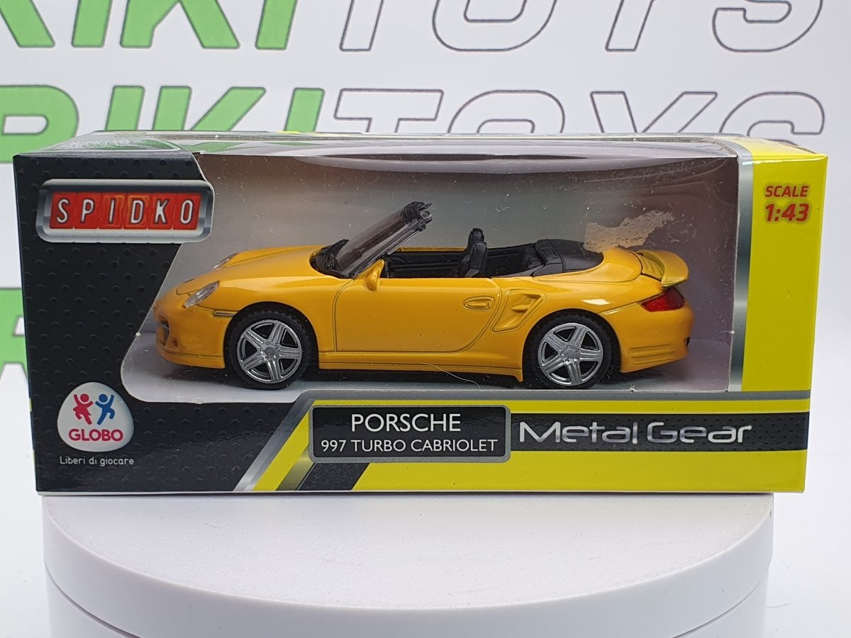 Porsche 911 Turbo Cabrio Spidko 1/43 Giallo - RikiToys - Spidko