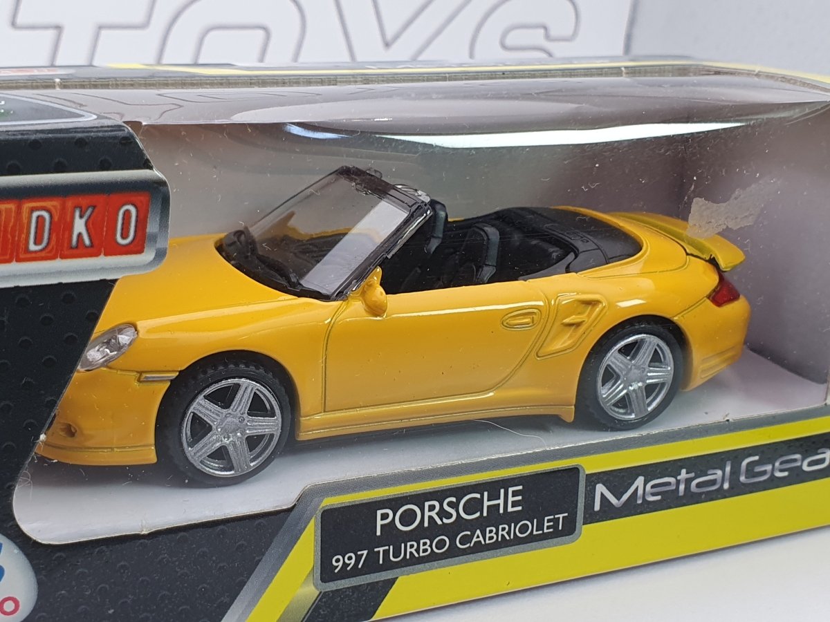 Porsche 911 Turbo Cabrio Spidko 1/43 Giallo - RikiToys - Spidko