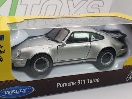 Porsche 911 Turbo Welly 1/40 Argento 1974 - RikiToys - Welly