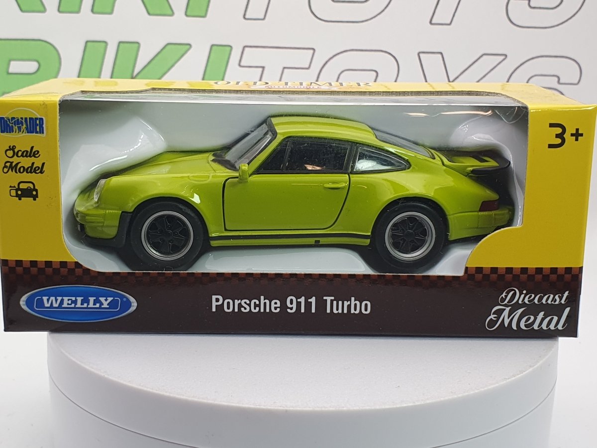 Porsche 911 Turbo Welly 1/40 Verde 1974 - RikiToys - Welly