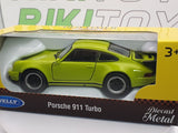 Porsche 911 Turbo Welly 1/40 Verde 1974 - RikiToys - Welly