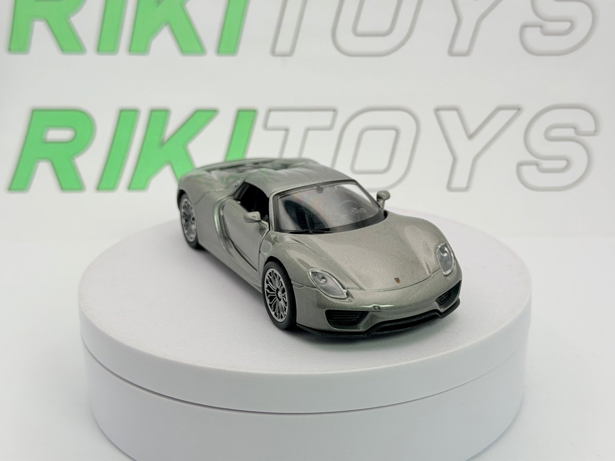 Porsche 918 Spyder Welly 1/38 Grigio metallizzato - RikiToys - Welly