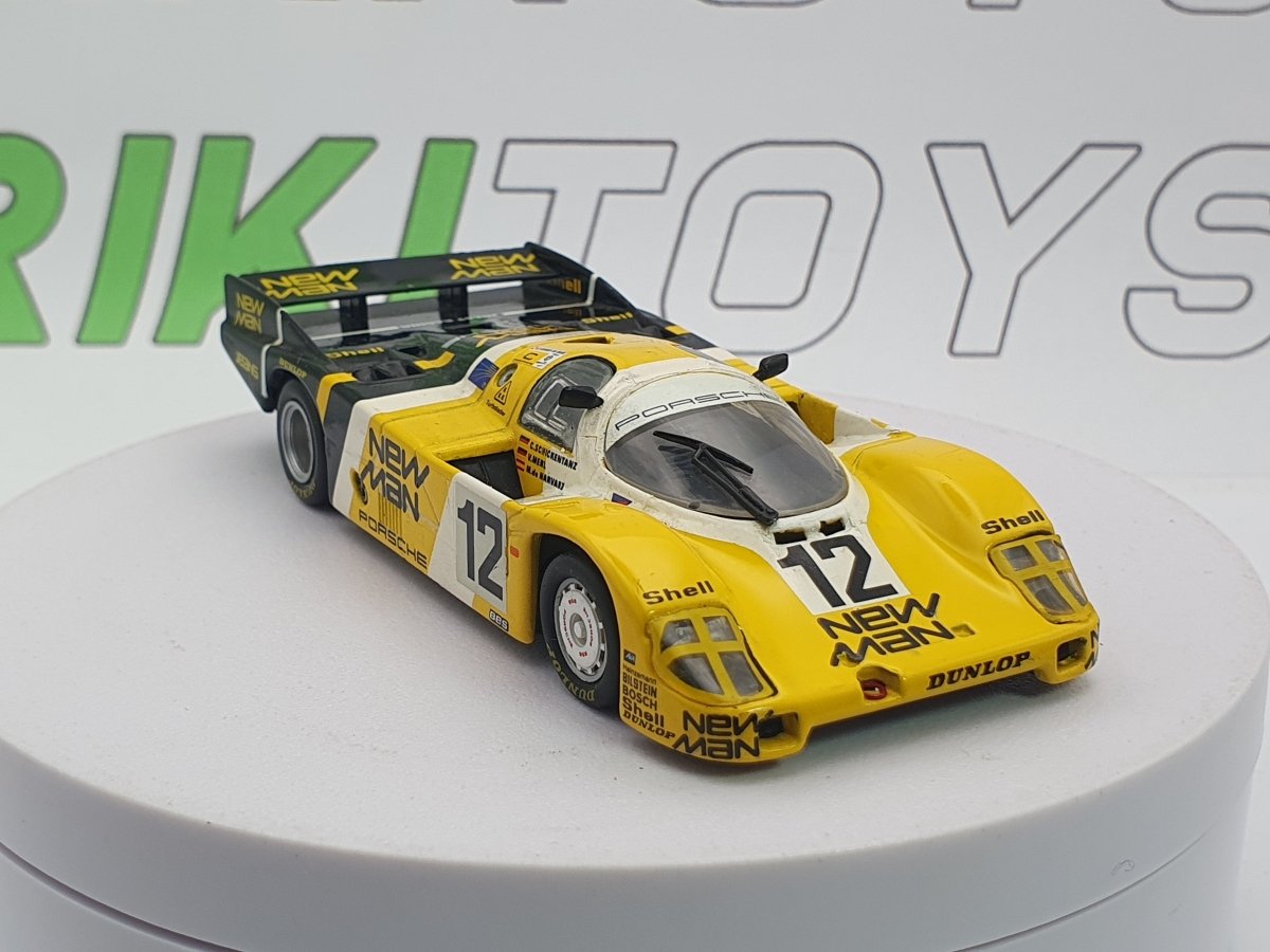 Porsche 956 Long Tail Quartzo 1/43 Giallo - RikiToys - Quartzo
