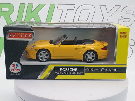 Porsche 997 Turbo Cabrio Spidko 1/43 Giallo - RikiToys - Spidko