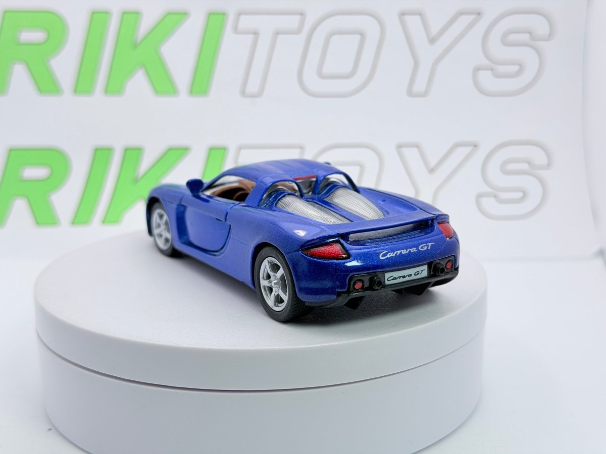 Porsche Carrera Gt Kinsmart 1/36 Blu metallizzato - RikiToys - Kinsmart