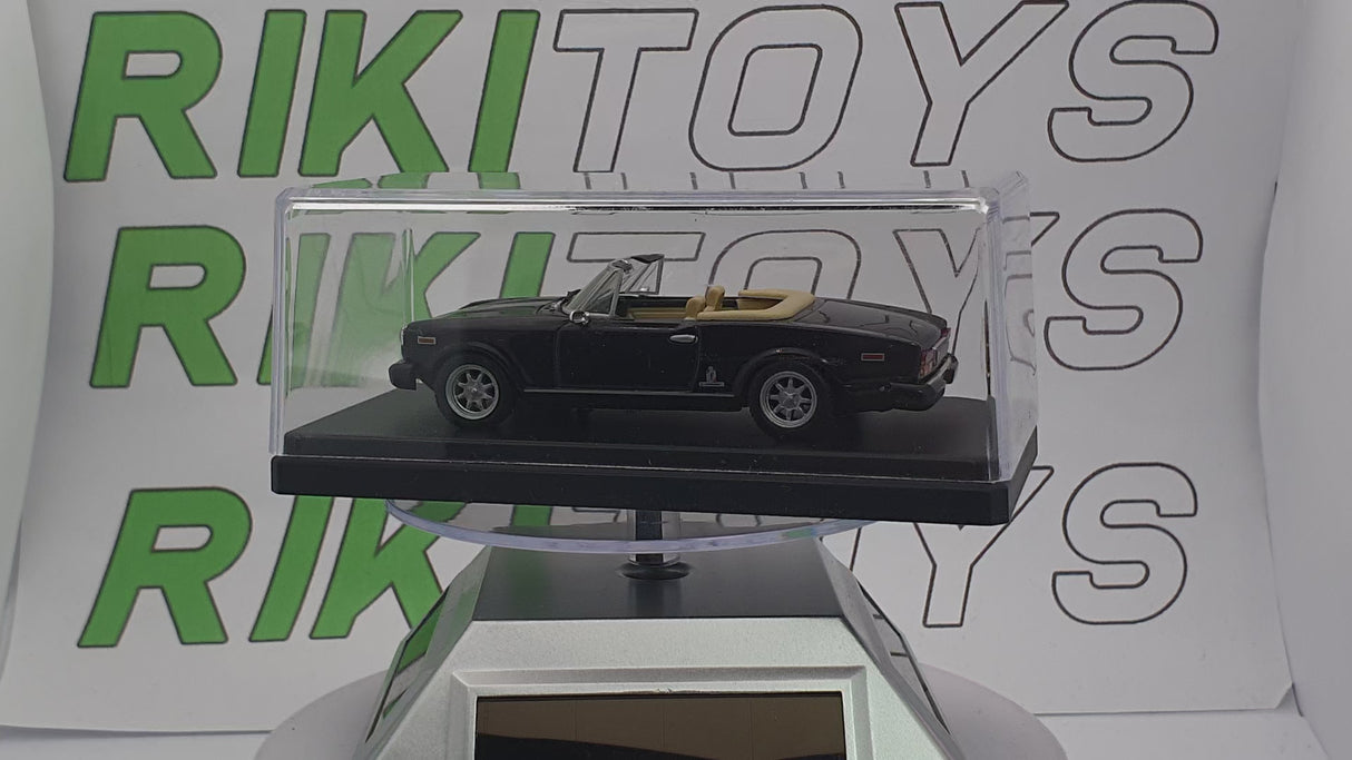Fiat 124 Spider USA Edicola 1/43 Nero