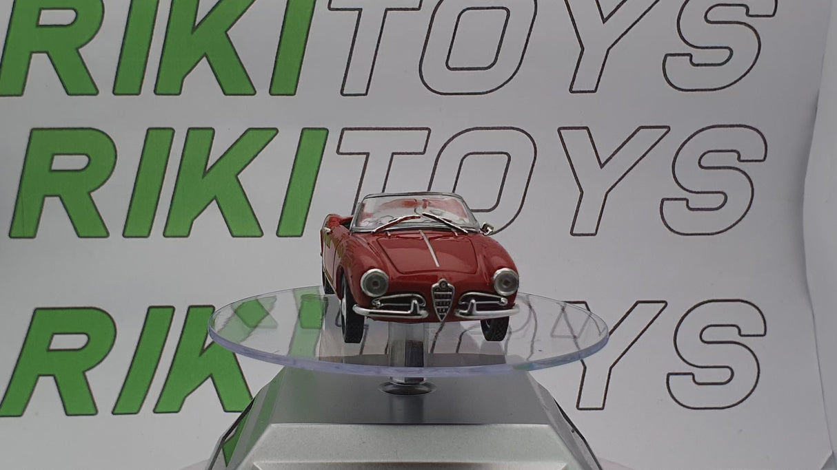 Alfa Romeo Giulietta Spider Solido 1/43 Rosso 1957
