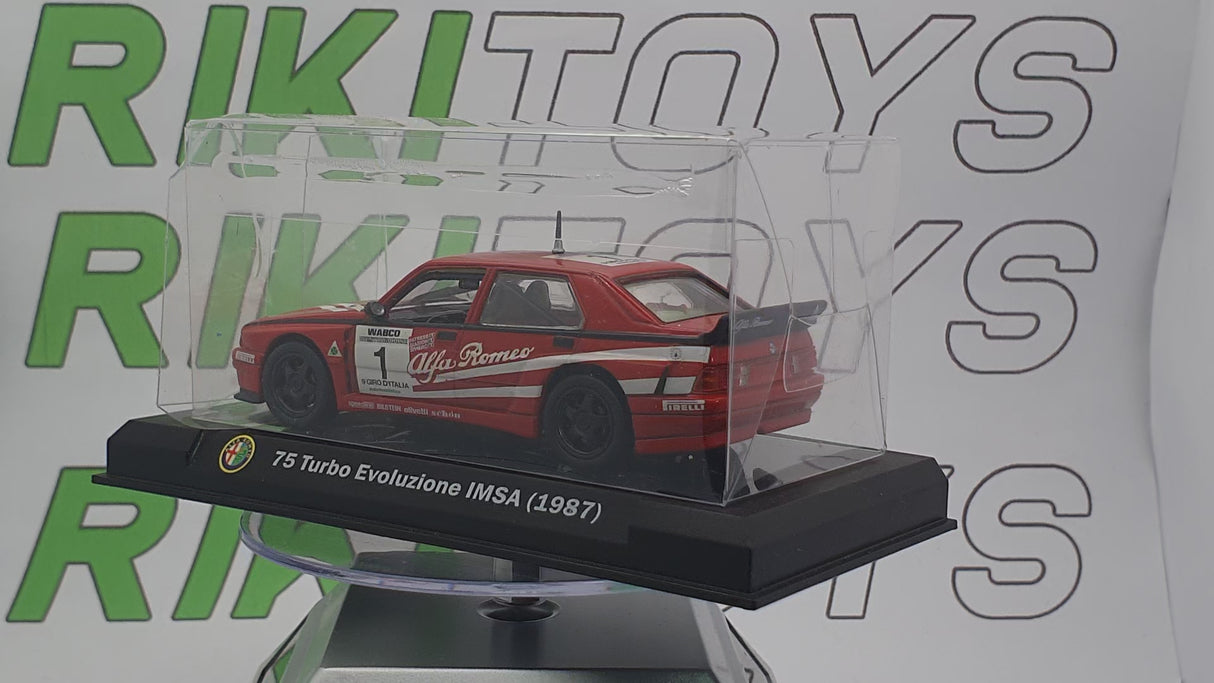 Alfa Romeo 75 Turbo Evoluzione IMSa MetroModels 1/43 Rosso 1987
