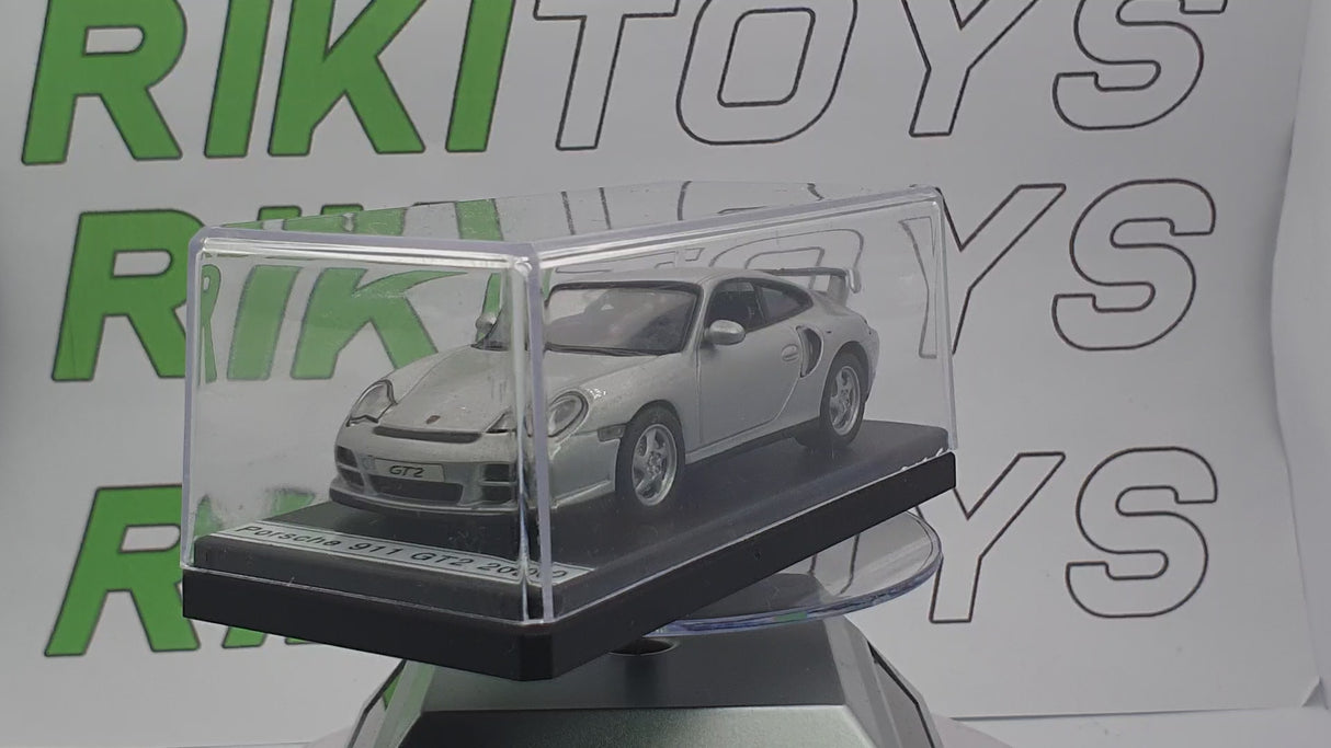 Porsche 911 GT 2 Edicola 1/43 Argento 2000