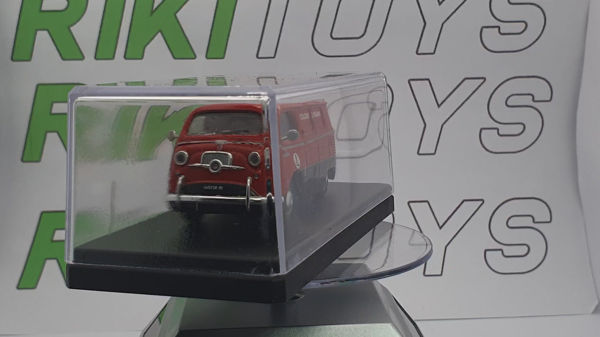 Fiat 600 Furgonato Coriasco Colorificio Giocher 1/43 Rosso 1956