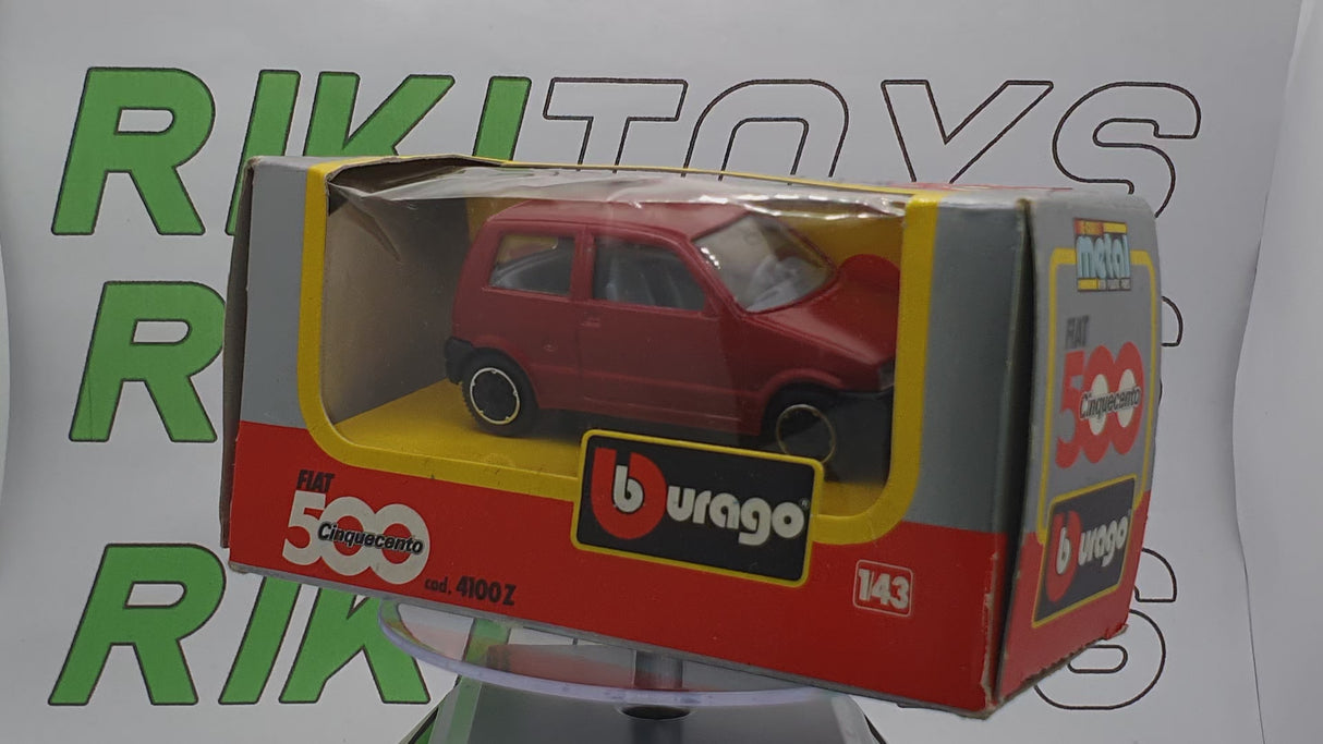 Fiat Cinquecento Burago 1/43 Rosso 1991