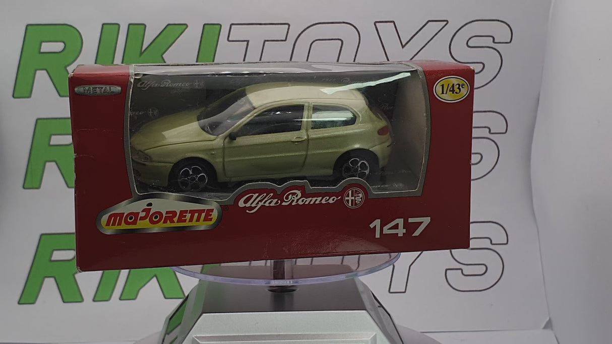 Alfa Romeo 147 Majorette 1/43 Verde chiaro 1998