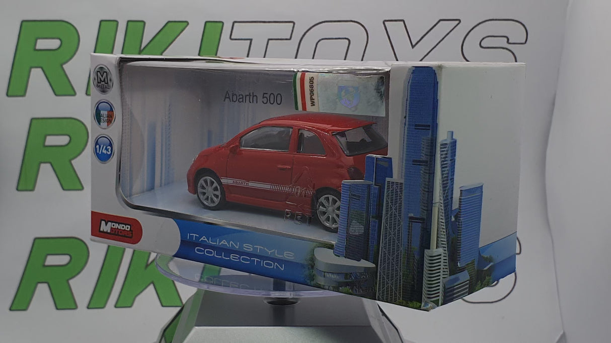 Fiat Abarth 595 Mondo Motors 1/43 Rosso 2008