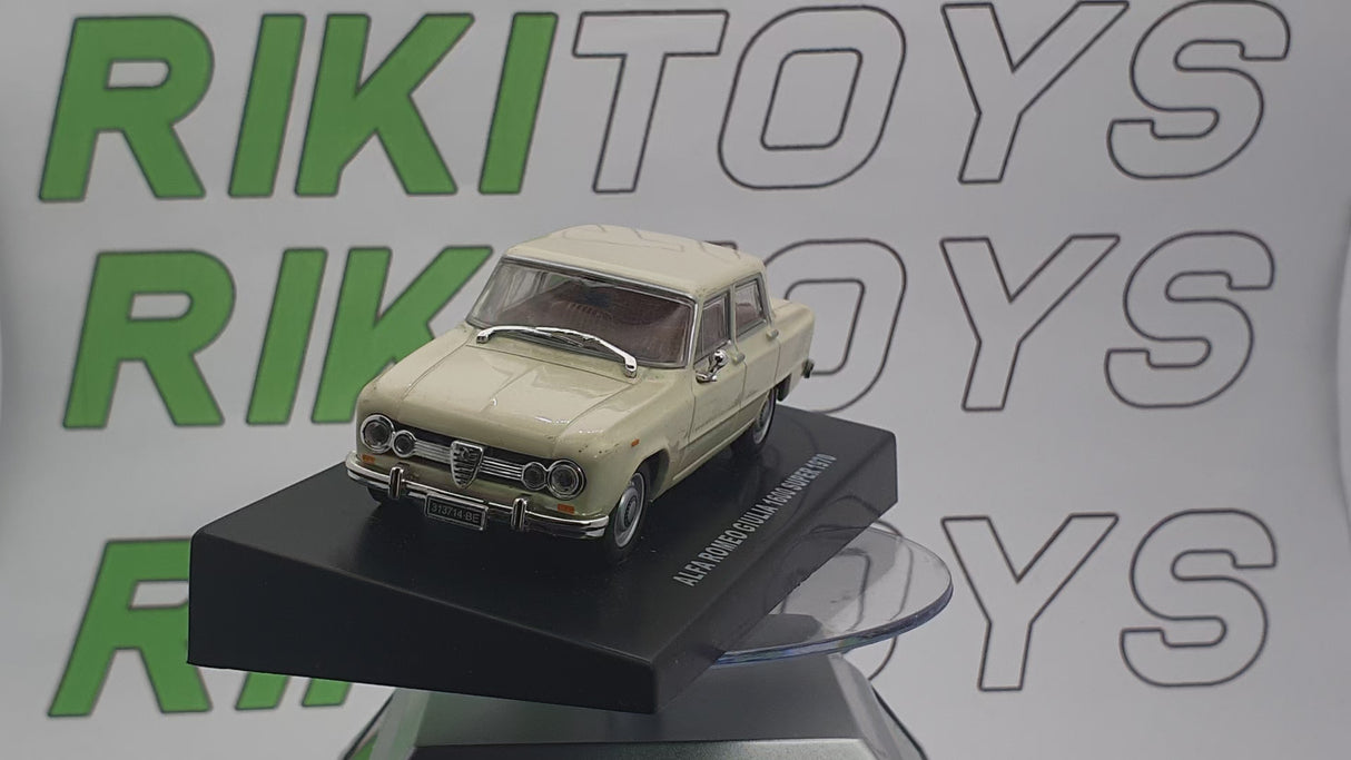 Alfa Romeo Giulia 1600 Super Edicola 1/43 Bianco 1970