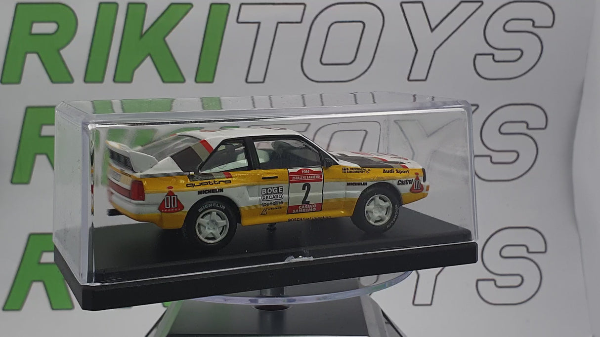 Audi Quattro Sport Edicola 1/43 Bianco 1984