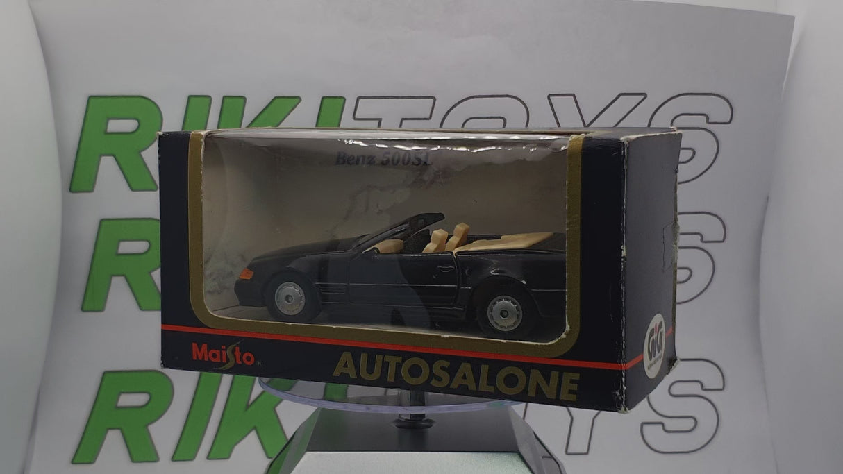 Mercedes Benz 500 SL Maisto 1/38 Nero 1989