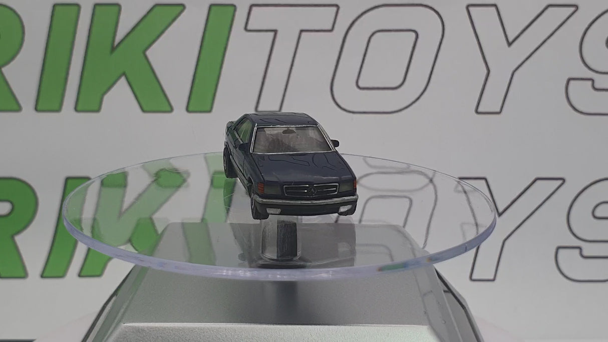 Mercedes 560 SEC Herpa 1/87 Blu 1985