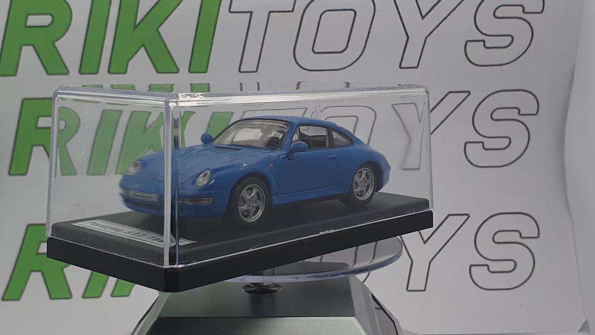 Porsche 911 993 Carrera Edicola 1/43 Blu 1995