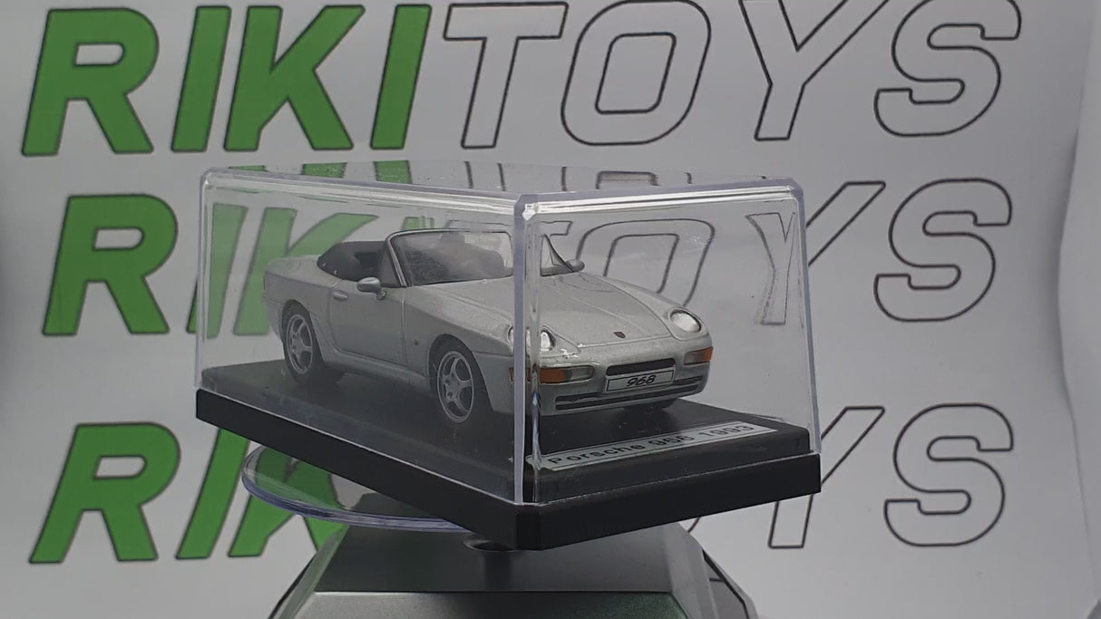 Porsche 968 Cabrio Edicola 1/43 Argento 1993