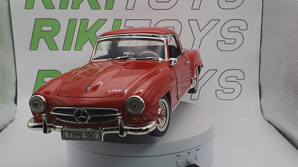 Mercedes 190 SL ERTL 1/18 Rosso 1955