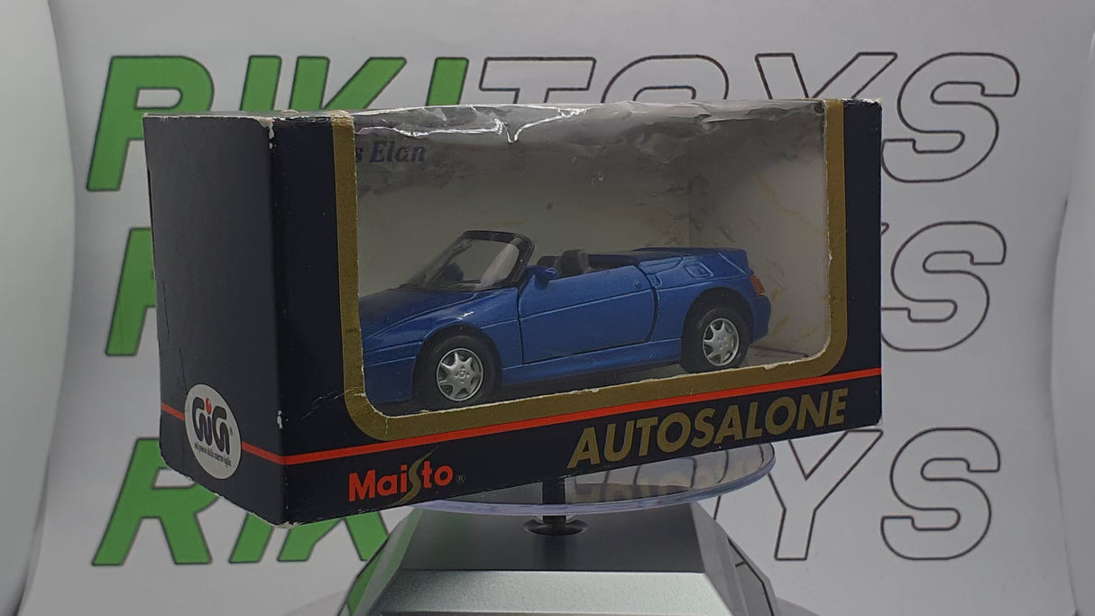 Lotus Elan Turbo Maisto 1/38 Blu 1990