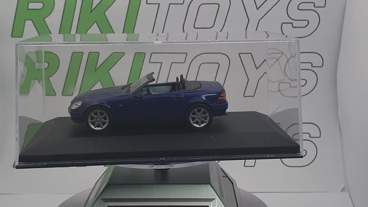 Mercedes SLK 1 R170 Edicola 1/43 Blu 1997
