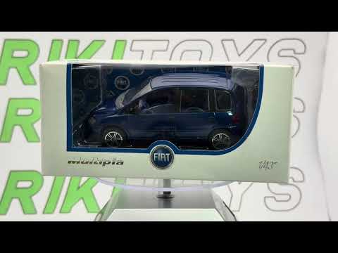 Fiat Multipla Restyling Majorette 1/43 Blu metallizzato