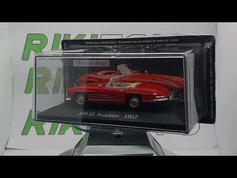 Mercedes Benz 300 SL Roadster Atlas 1/43 Rosso 1957
