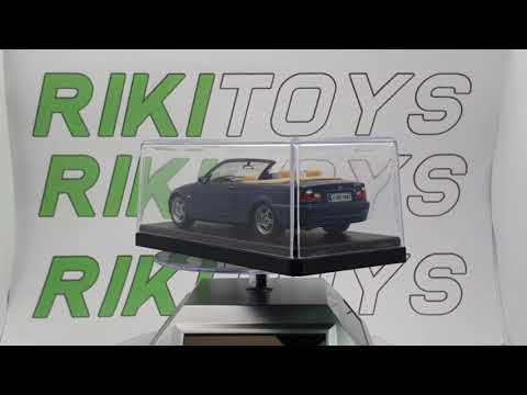 BMW 330 Cabrio Edicola 1/43 Blu metallizzato 2003