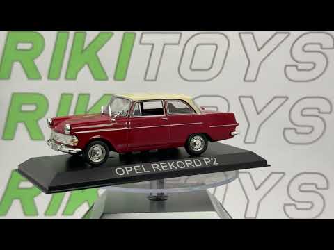 Opel Rekord P2 Edicola 1/43 Rosso