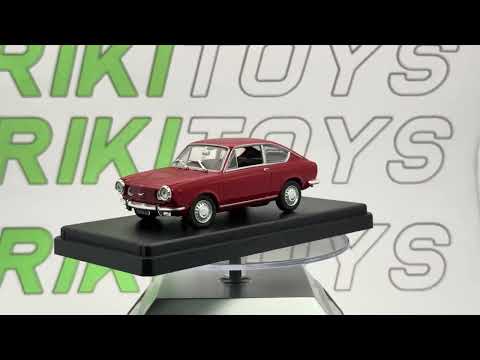 Fiat 850 Sport Coupé Norev 1/43 Rosso 1968