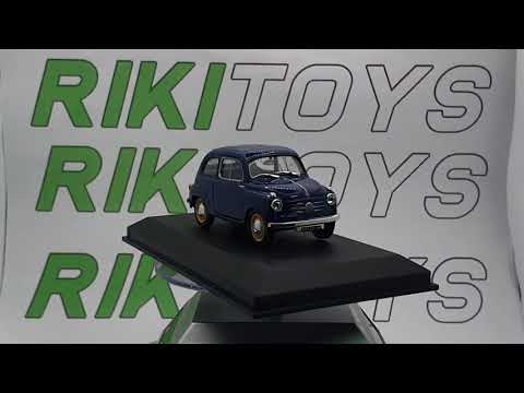 Fiat 600 1a serie Edicola 1/43 Blu 1955