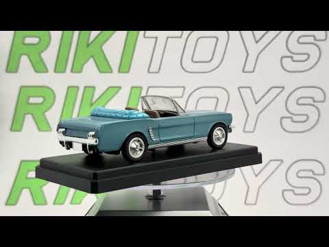 Ford Mustang Cabrio New Ray 1/43 Azzurro metallizzato 1964