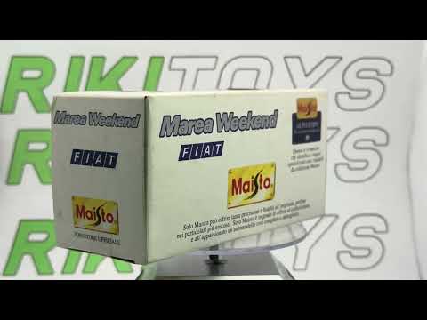 Fiat Marea Weekend Maisto 1/43 Rosso scuro 1996