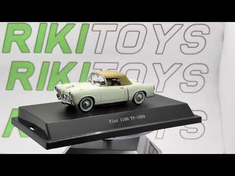 Fiat 1100 Spider TV Starline 1/43 Bianco 1959