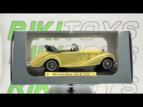 Mercedes Benz 540 K. Roadster Solido 1/43 Giallo chiaro 1938