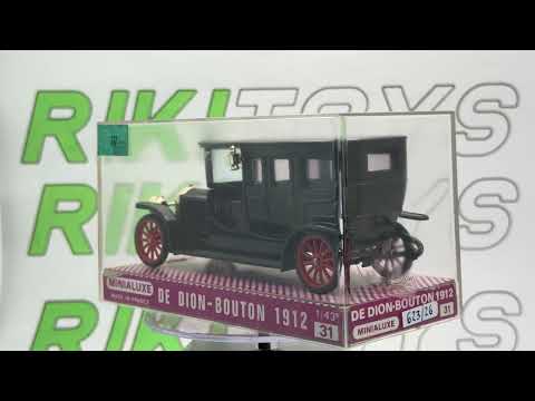 De Dion Bouton 6 luci Minialuxe 1/43 Nero 1912