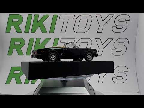 Fiat 124 Spider 2000 Edicola 1/43 Nero 1979