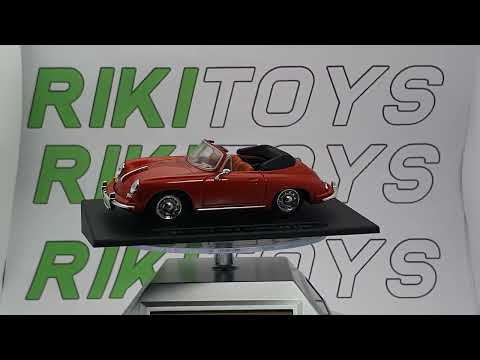 Porsche 356 B Cabrio Edicola 1/43 Marrone 1959