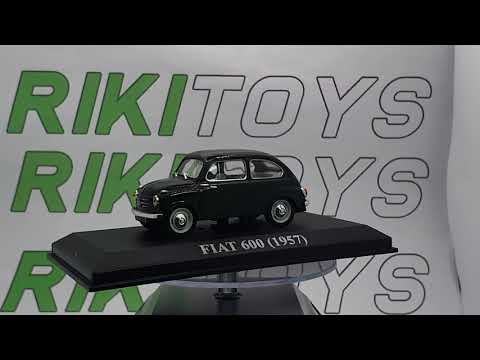Fiat 600 Edicola 1/43 Verde 1957