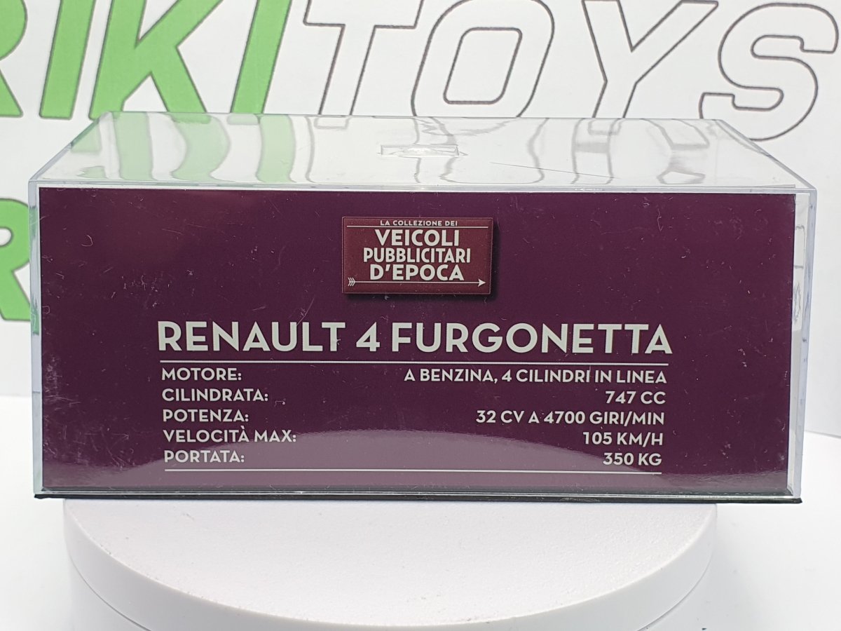 Renault 4 Furgonata Interflora 1966 Edicola 1/43 - RikiToys - Edicola#