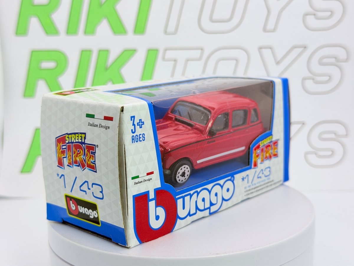 Renault 4 GTL Burago 1/43 Rosso 1984 - RikiToys - Burago#