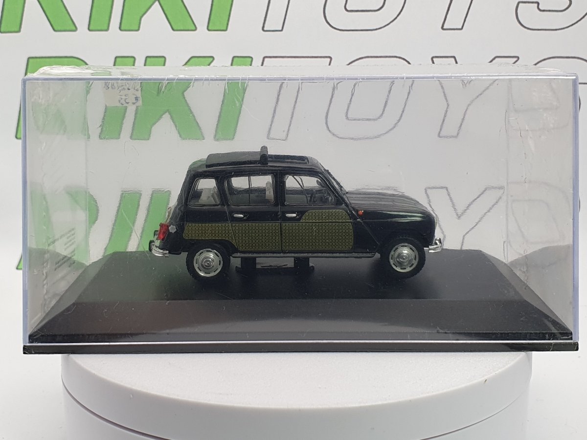 Renault 4 Parisienne Edicola 1/43 Nero 1968 - RikiToys - Edicola