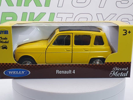 Renault 4 Welly 1/40 Giallo - RikiToys - Welly