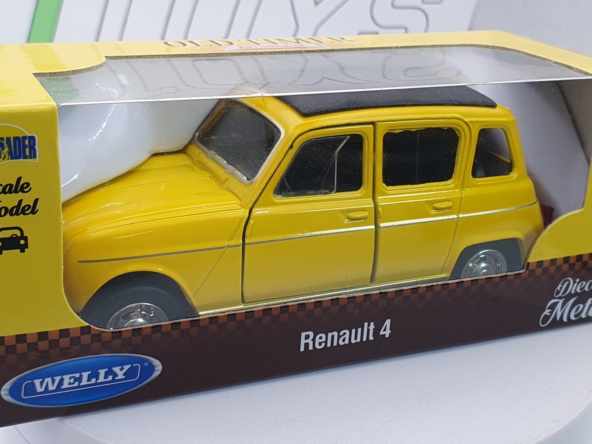 Renault 4 Welly 1/40 Giallo - RikiToys - Welly